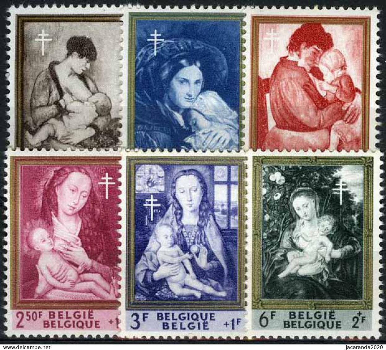 België 1198/03 - Antiteringzegels - Schilderijen - Moeder En Kind - Tableaux - La Mère Et L'enfant - Unused Stamps