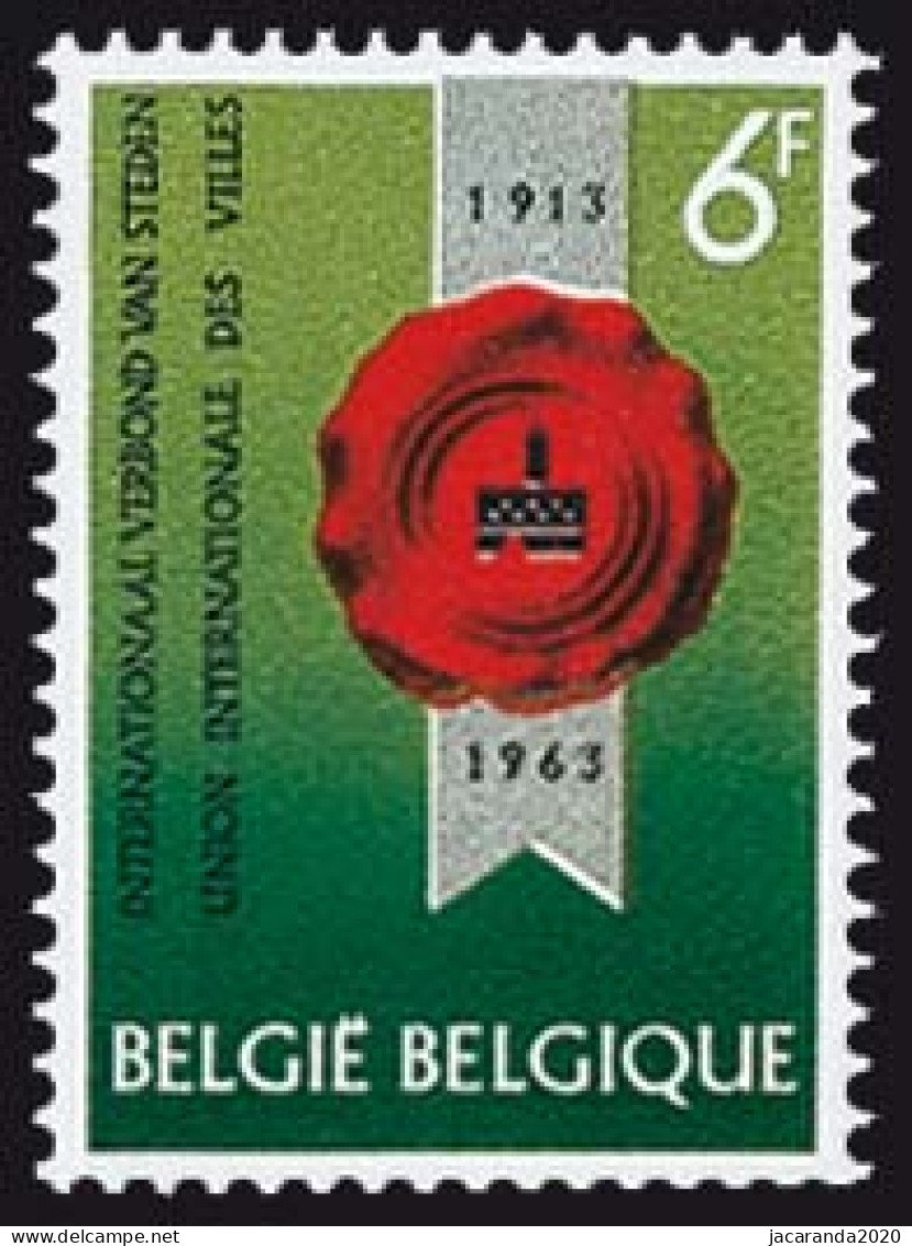 België 1254 - 50 Jaar Internationaal Verbond Van Steden - Unused Stamps