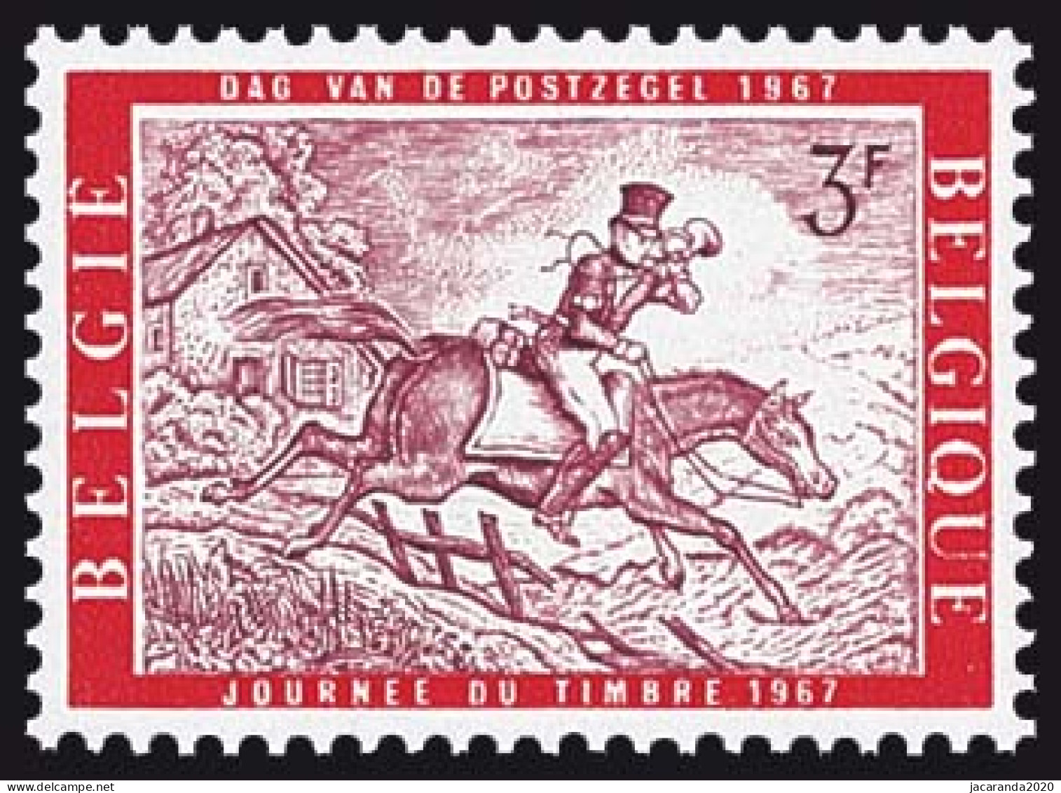België 1413 - Dag Van De Postzegel - Journée Du Timbre - Postiljon Te Paard - Ungebraucht