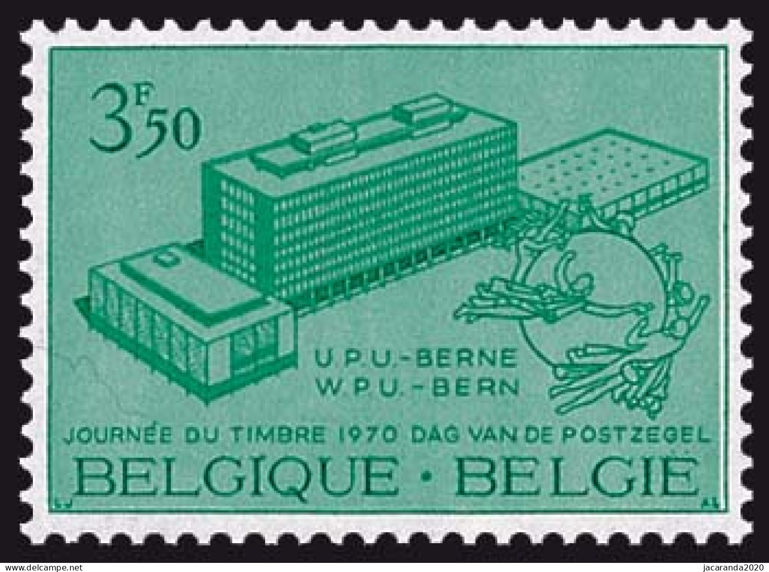 België 1529 - Dag Van De Postzegel - Journée Du Timbre - Wereldpostunie - Bern - W.P.U. - U.P.U. - Neufs