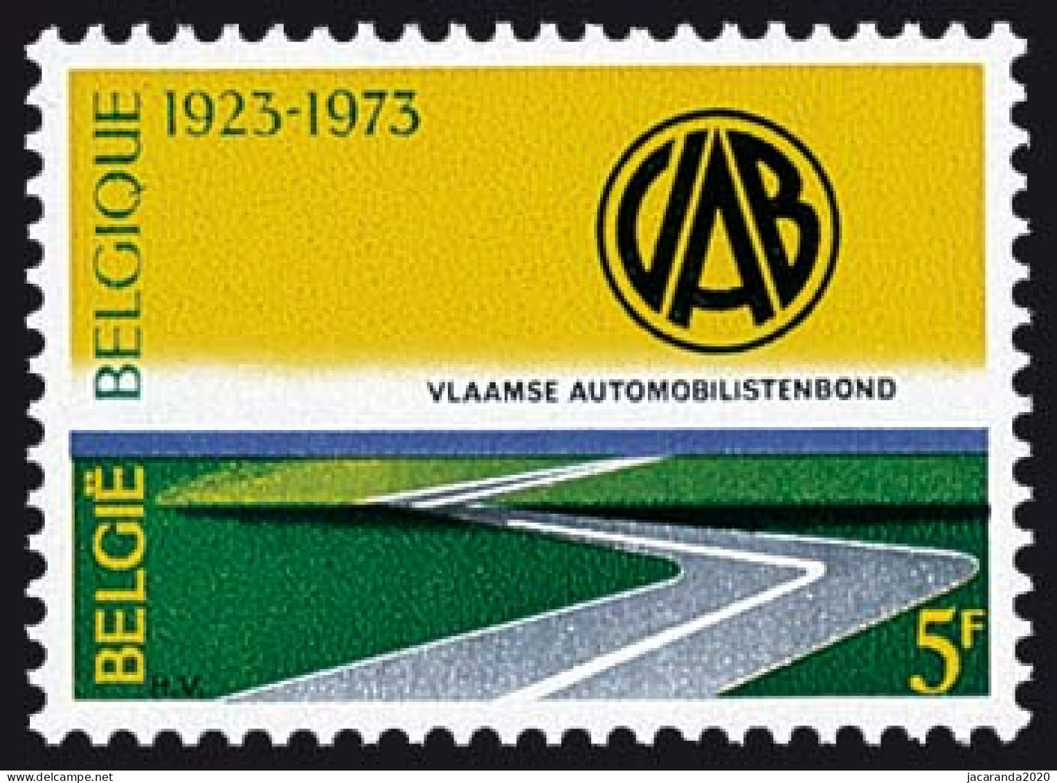 België 1689 - 50 Jaar Vlaamse Automobilistenbond - V.A.B. - Nuevos