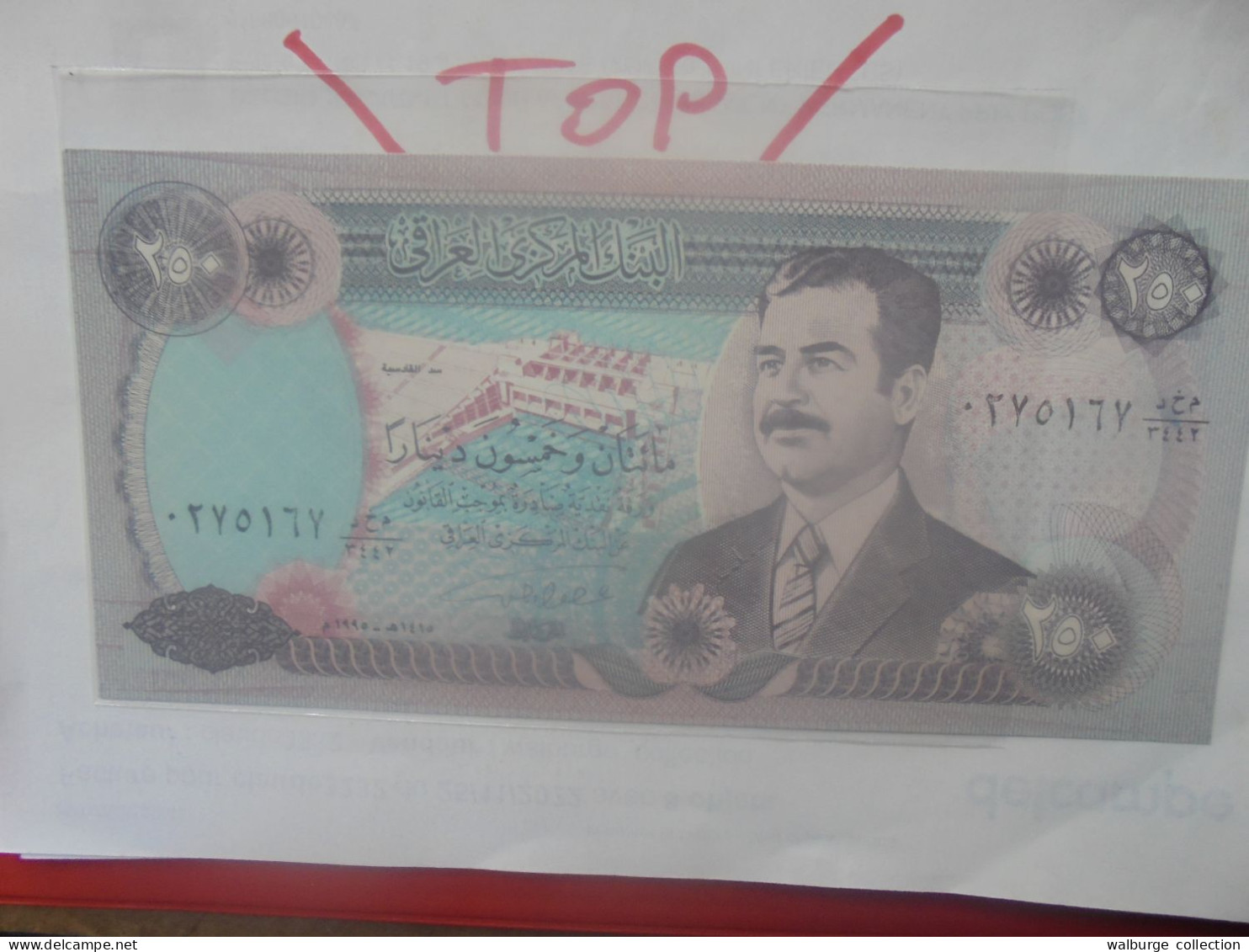 IRAQ 250 DINARS 1995 Neuf (B.33) - Irak