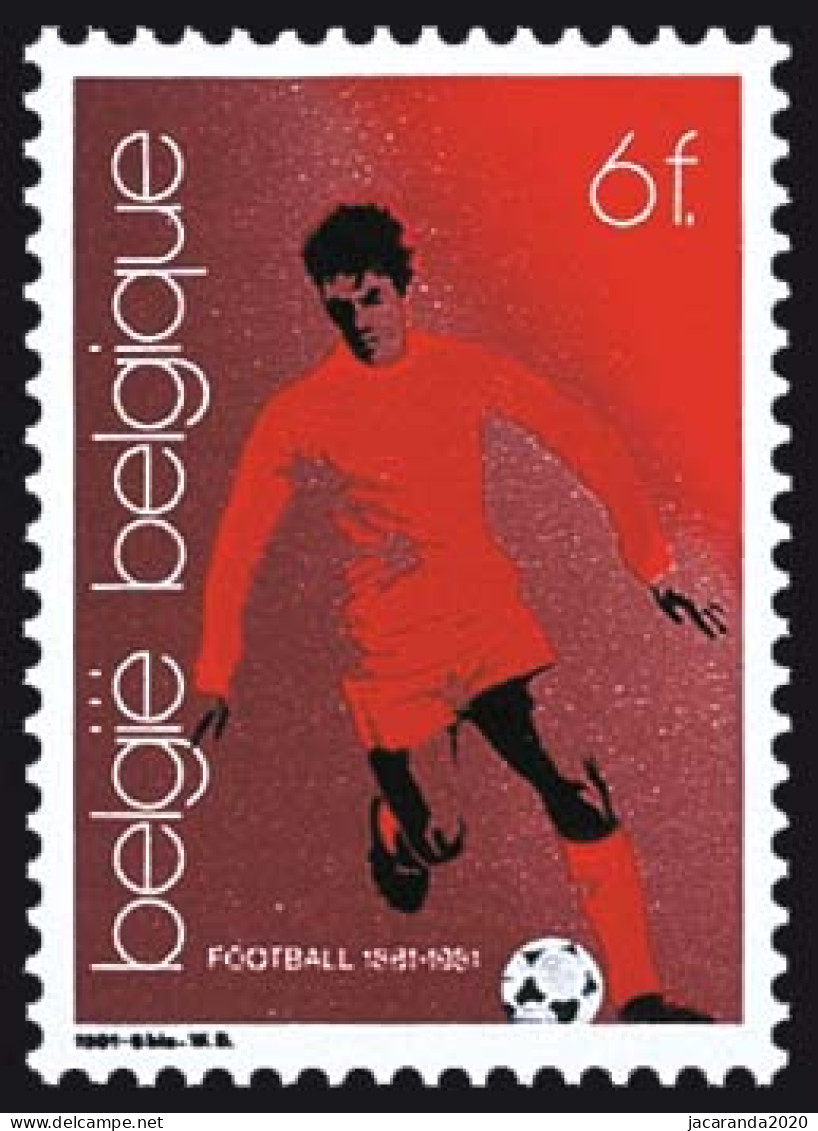 België 2014 - Sport - 100 Jaar Voetbal In België - Football - Unused Stamps