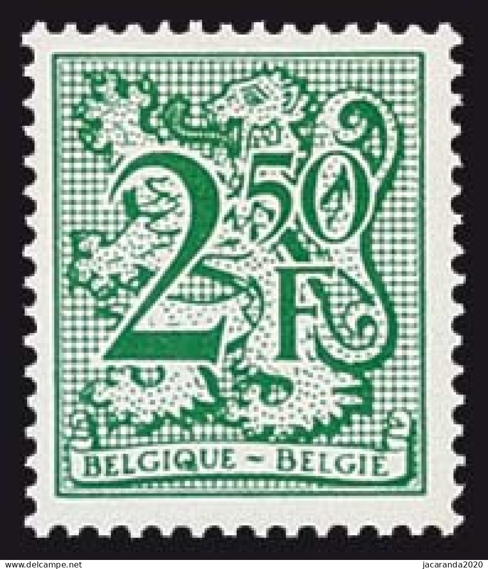 België 2019 - Cijfer Op Heraldieke Leeuw En Wimpel - Chiffre Sur Lion Héraldique Et Banderole - Unused Stamps