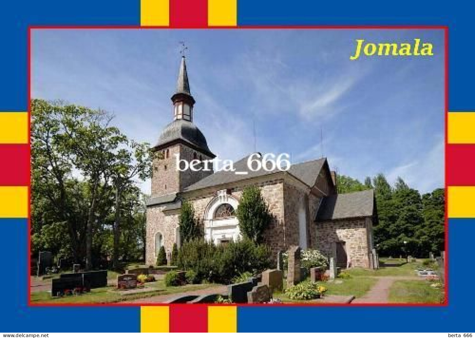 Aland Islands Jomala Church New Postcard - Finnland
