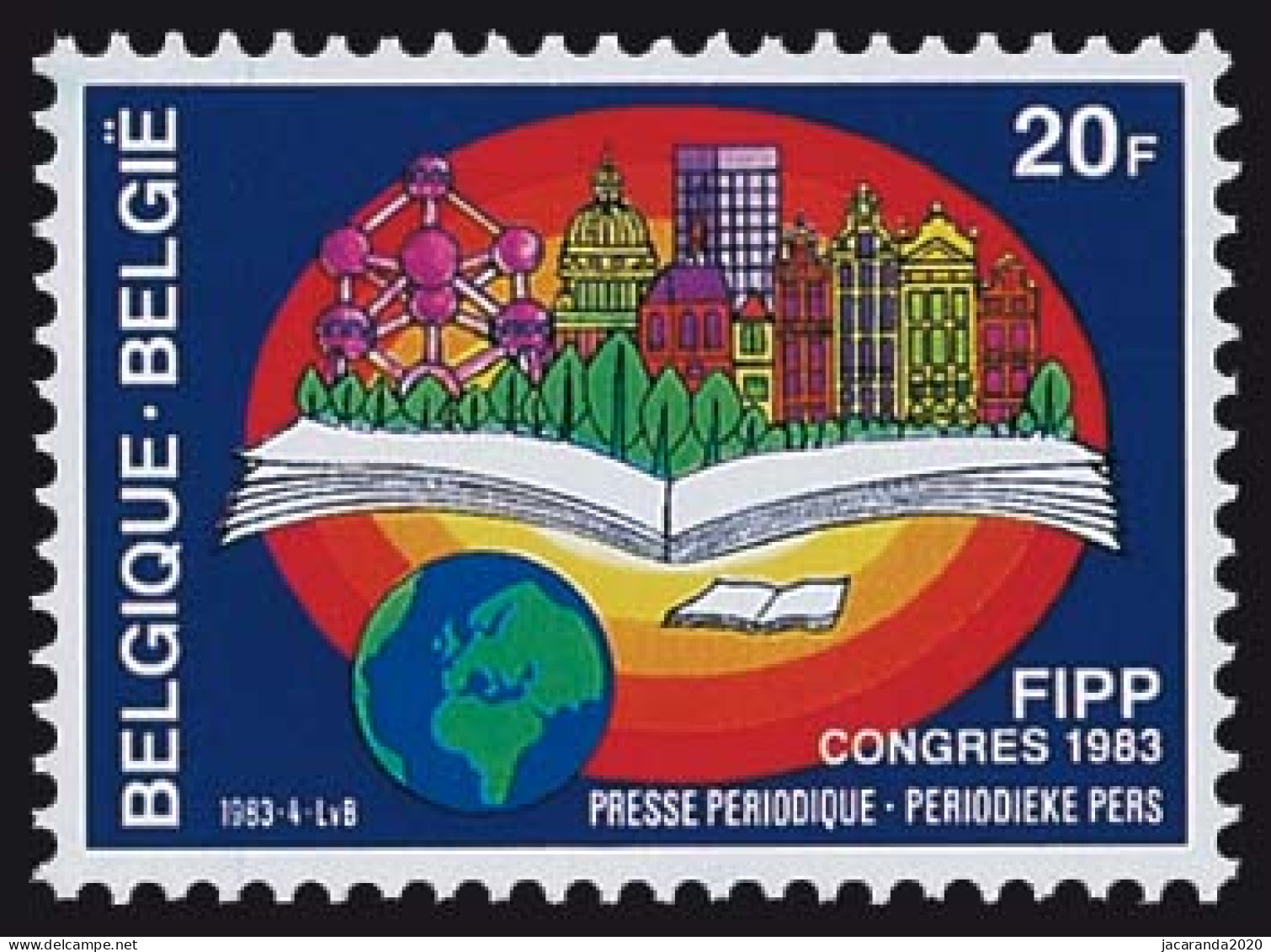 België 2084 - Periodieke Pers - F.I.P.P. - Unused Stamps