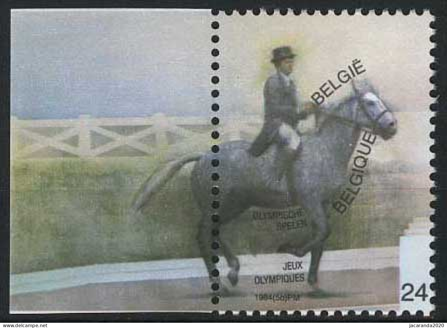 België 2122 - Sport - Olympische Spelen In Los Angeles 1984 - Jeux Olympiques - Dressuur - Equitation - Uit BL60 - Unused Stamps