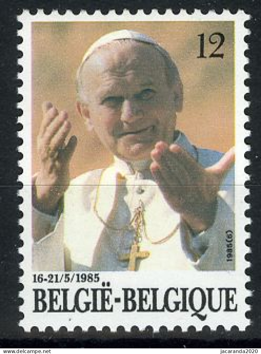 België 2166 - Pauselijk Bezoek Aan België - Paus Johannes-Paulus II - Pape Jean-Paul II - Ongebruikt