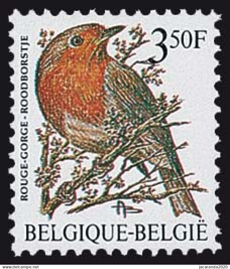 België 2223 - Vogels - Oiseaux - André Buzin - Roodborstje - Rouge-gorge - Neufs