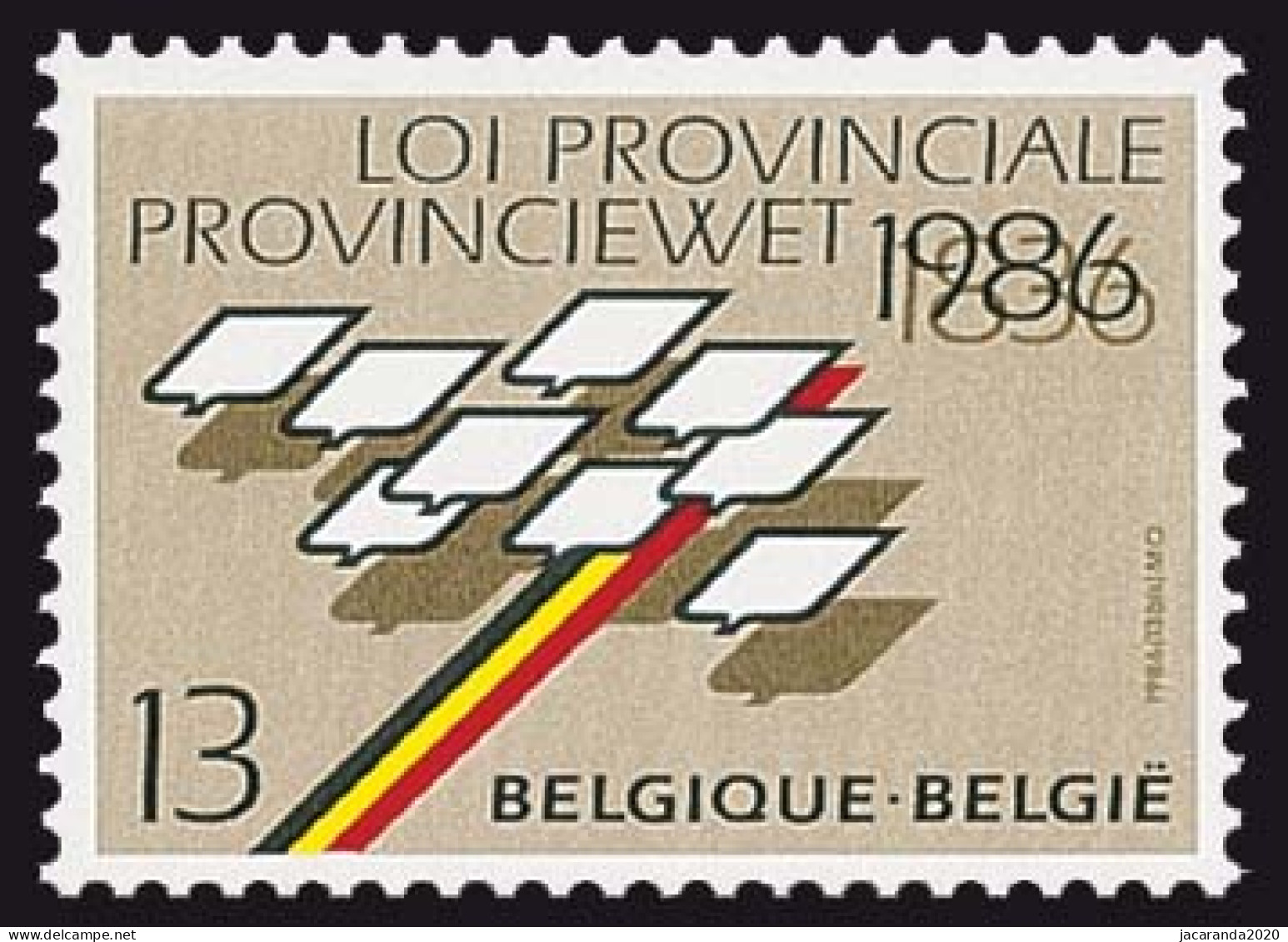 België 2231 - Provinciewet - Ongebruikt