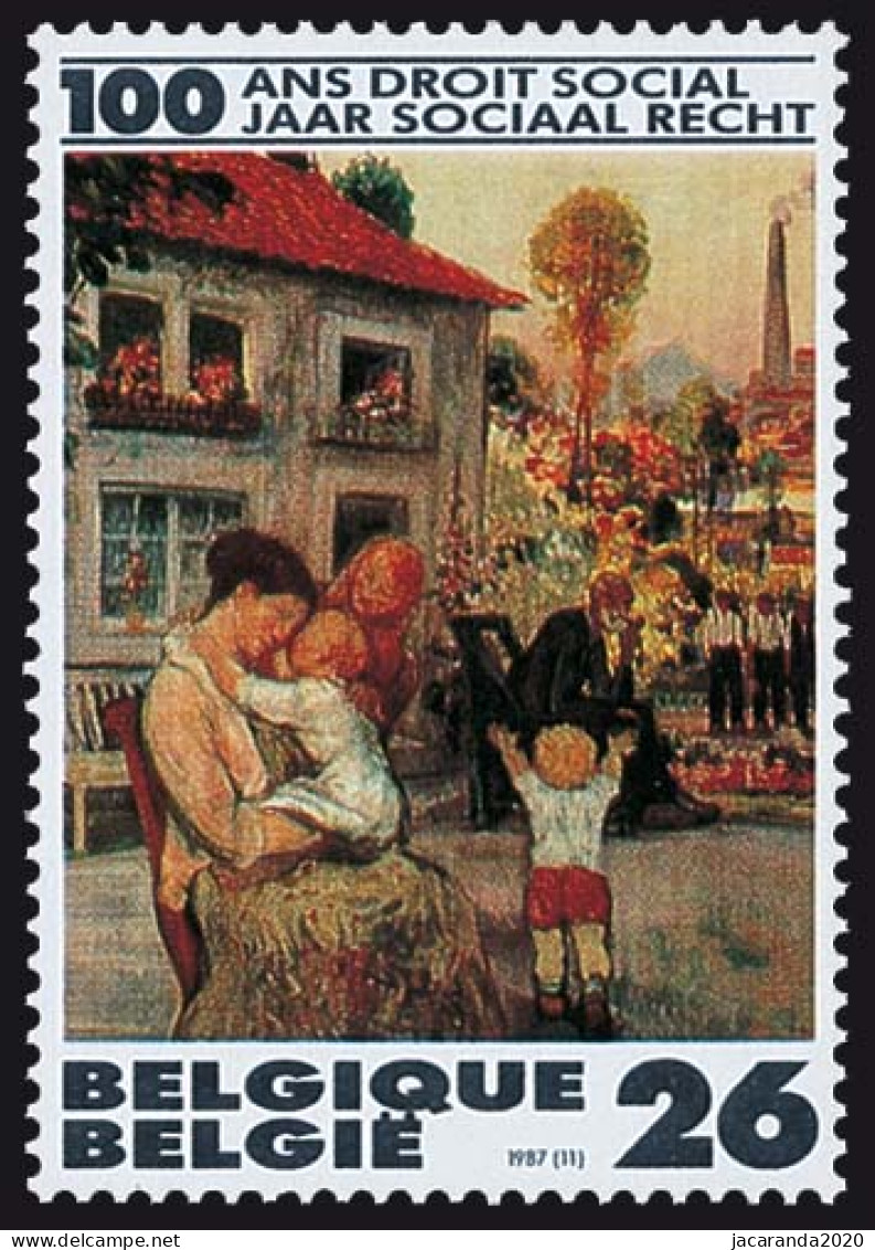 België 2263 - Belgisch Sociaal Recht - Baron Pierre Paulus - Unused Stamps