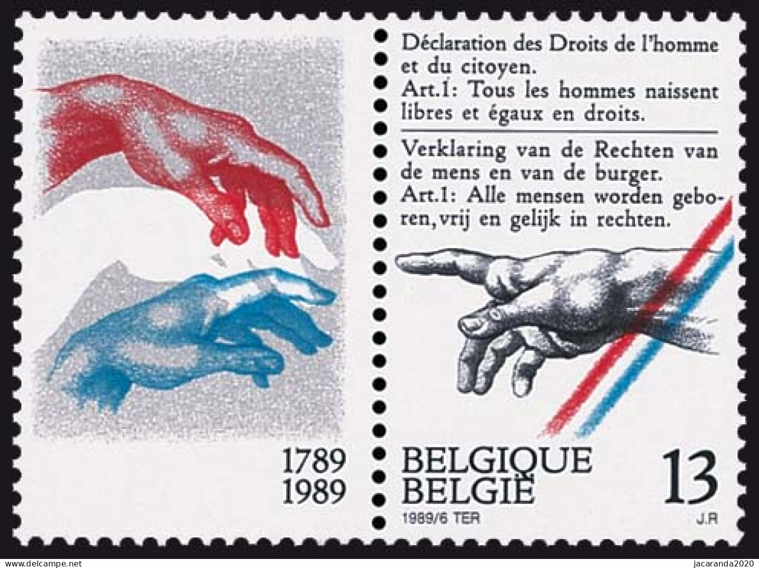 België 2327 - Rechten Van De Mens - Droits De L'Homme - Ongebruikt