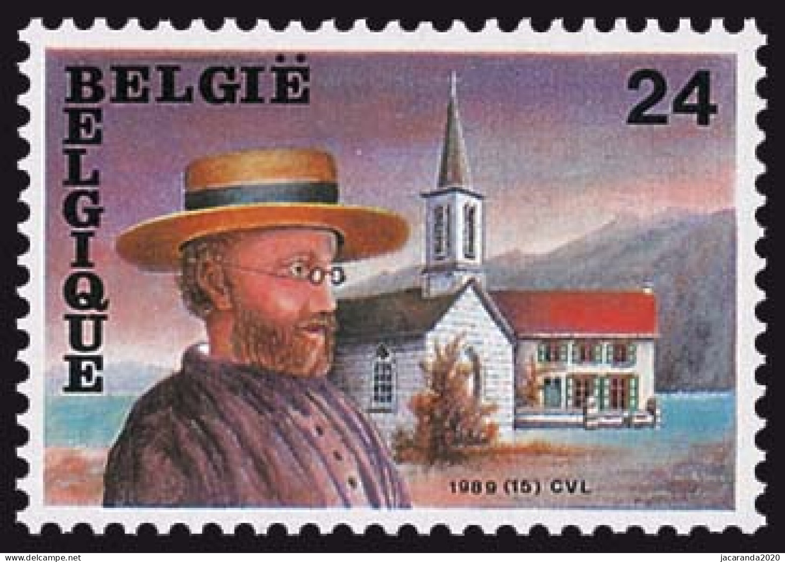 België 2346 - Pater Damiaan - Père Damien - Molokaï - Father Damien - Orde Van De Picpussen - Ungebraucht