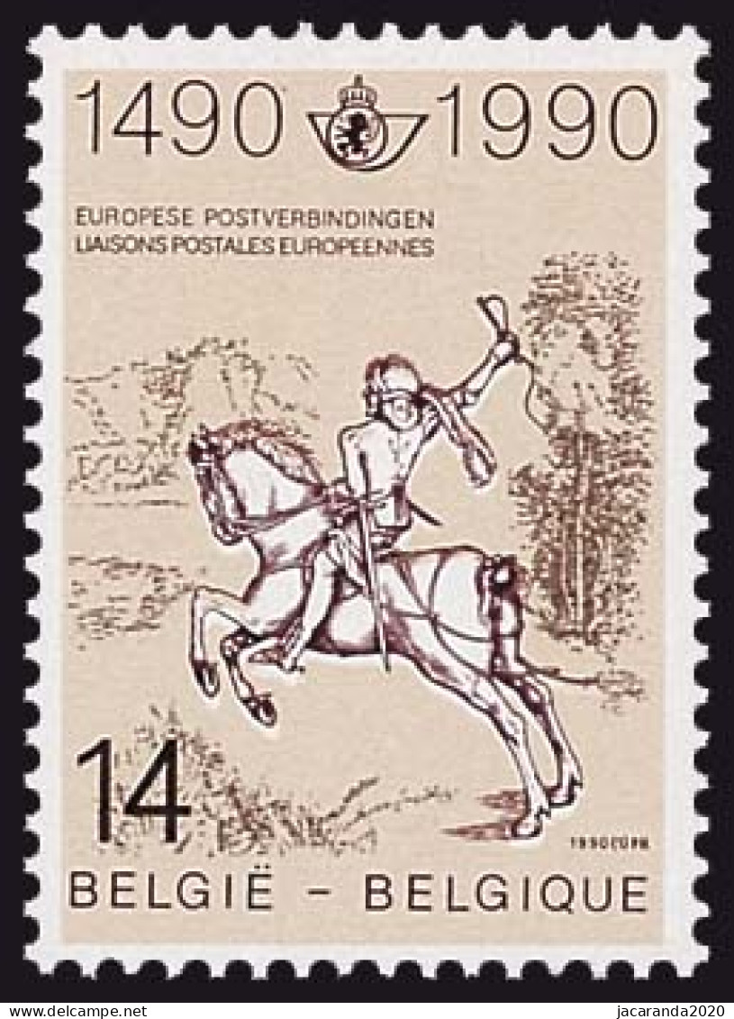 België 2350 - 500 Jaar Postverbinding Innsbrück-Mechelen - Gem. Uitgifte Met Duitsland, Berlijn, DDR En Oostenrijk - Neufs