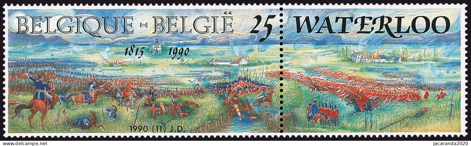 België 2376 - Slag Van Waterloo 1815-1990 - 175e Anniversaire De La Bataille De Waterloo - Ungebraucht