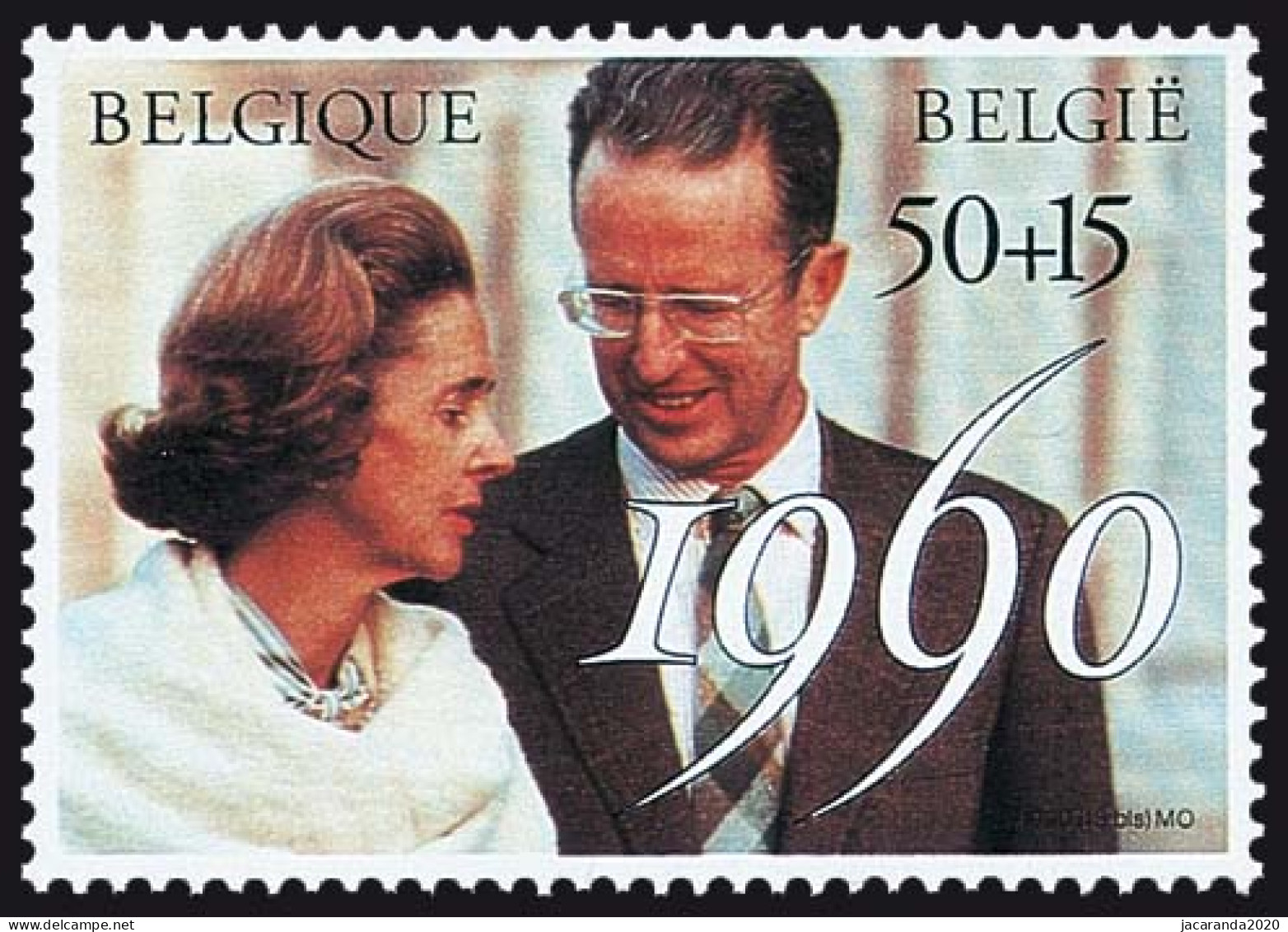 België 2396 - 30 Jaar Koninklijk Huwelijk - Koning Boudewijn - Koningin Fabiola - Ungebraucht