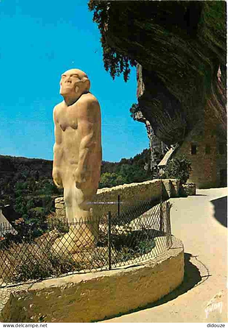 24 - Les Eyzies - Capitale De La Préhistoire - L'homme De Néanderthal Du Sculpteur Dardé - CPM - Voir Scans Recto-Verso - Les Eyzies