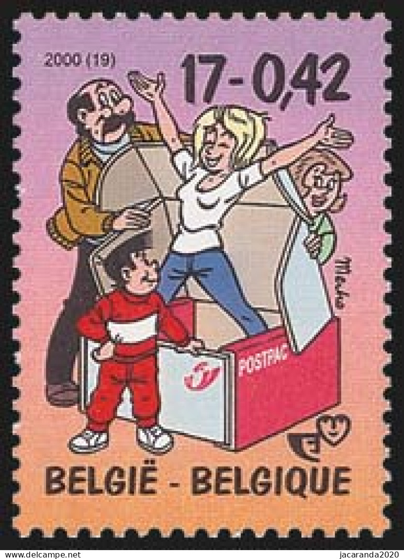 België 2934 - Jeugdfilatelie - Strips - BD - Comics - Familie Kiekeboe - La Famille Quivoilà - Merho - Ongebruikt