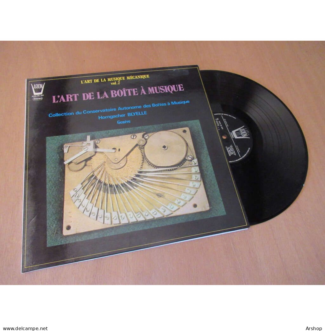 COLLECTION HORNGACHER BLYELLE L'art De La Musique Mecanique Vol 2 - L'art De La Boite à Musique ARION 1978 - Andere & Zonder Classificatie