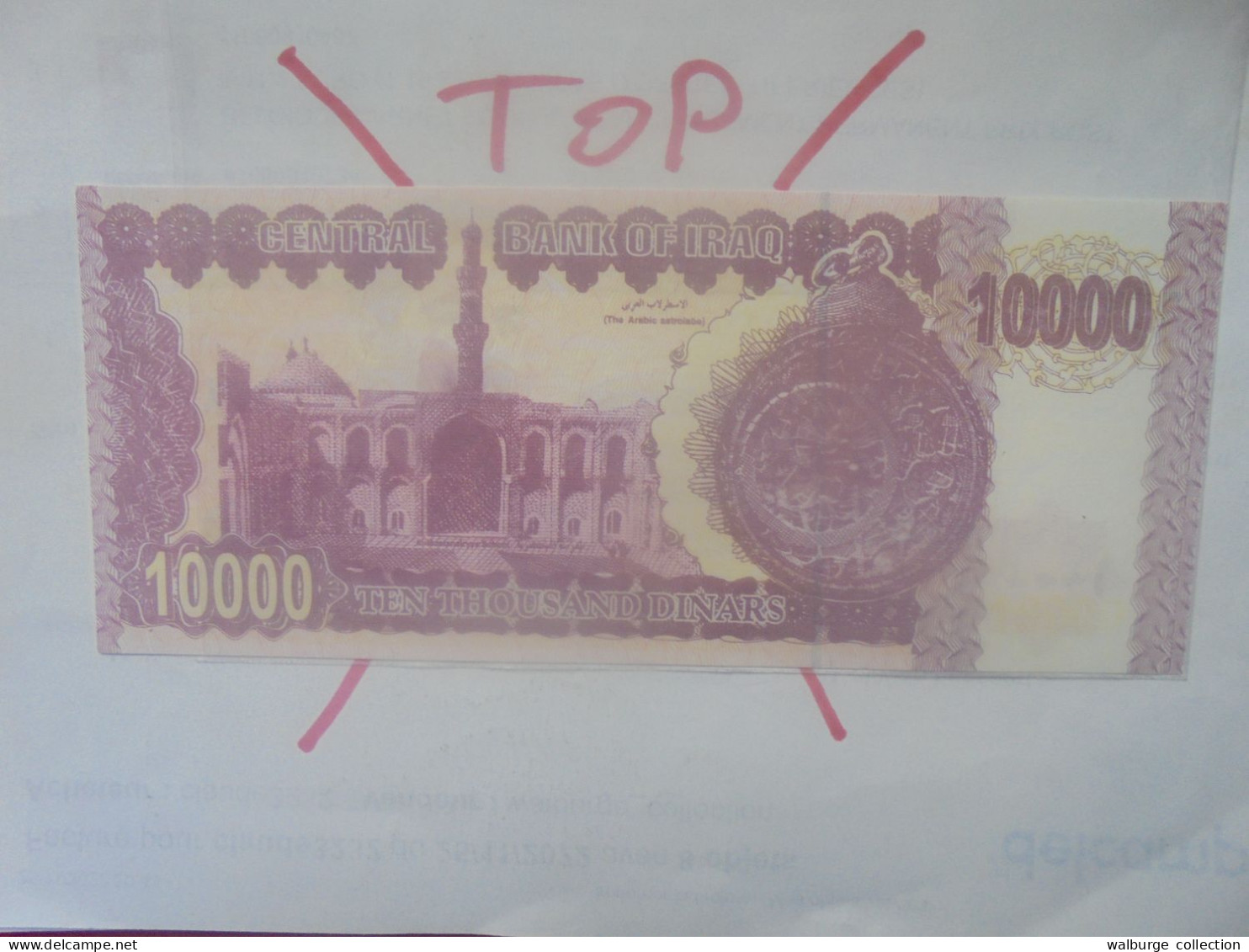 IRAQ 10.000 DINARS 2002 Neuf (B.33) - Iraq