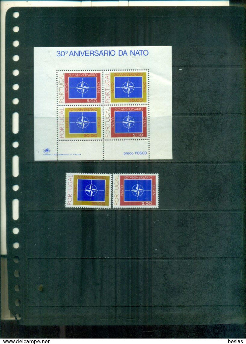 PORTUGAL 30 OTAN 2 VAL + BF NEUFS A PARTIR DE 1,50 EUROS - Unused Stamps