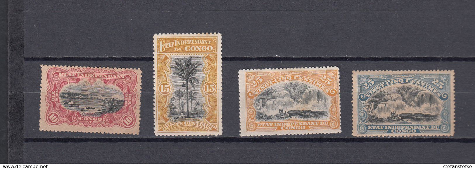 Congo Belge : Ocb Nr:  19 20 21 22 * MH Lot (zie Scan) - Ongebruikt