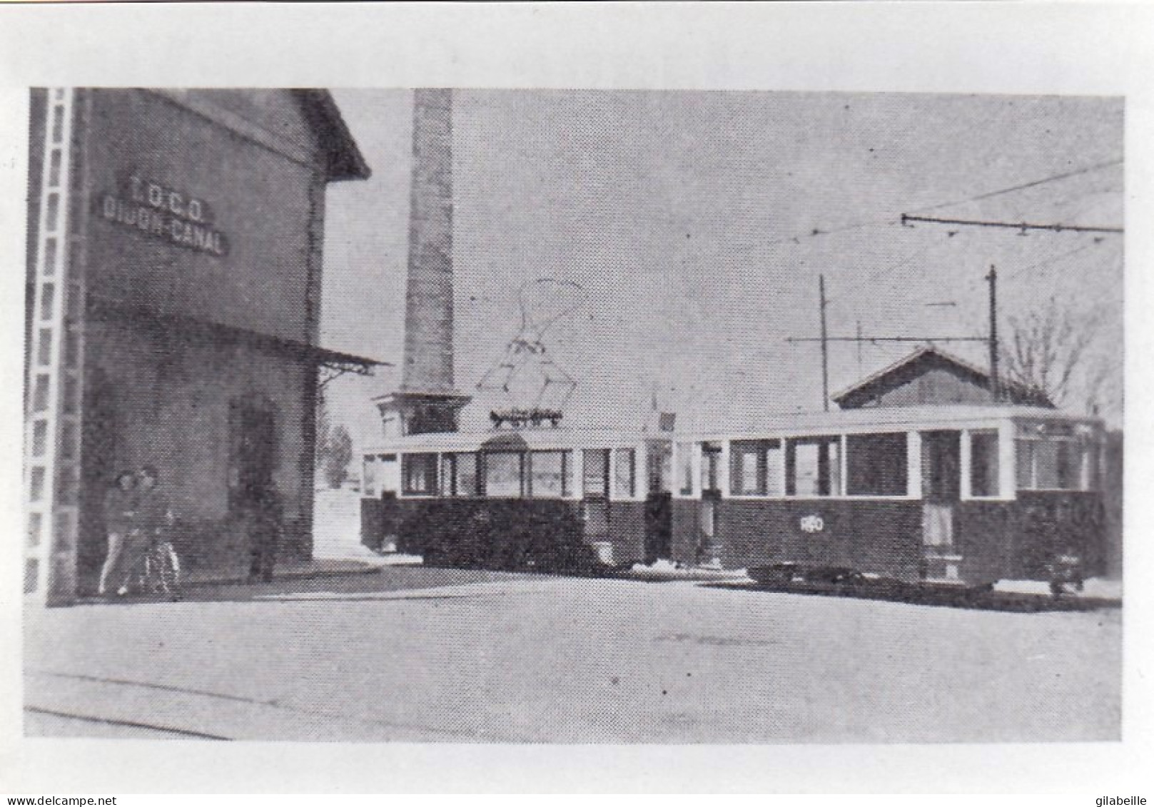 Photo - DIJON CANAL - CDCO - Motrice "Satramo " - Remise Des Tramways  - Retirage - Ohne Zuordnung