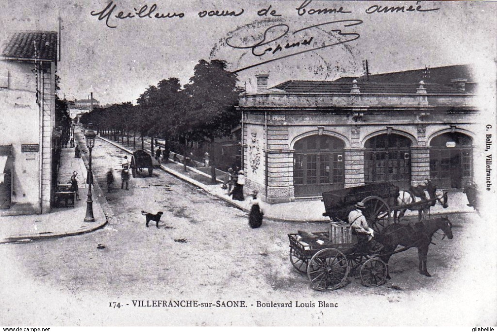 Photo - 69 - Rhone - VILLEFRANCHE Sur SAONE - Boulevard Louis Blanc - Retirage - Ohne Zuordnung