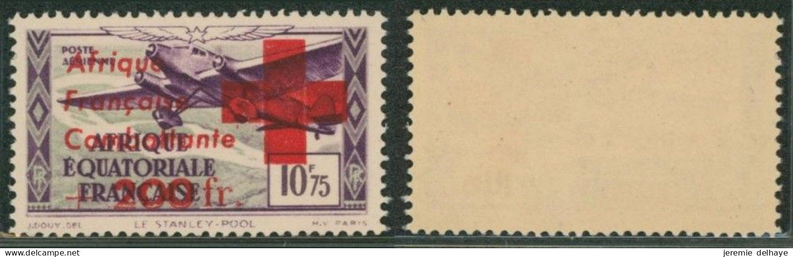 Afrique équatoriale Française (Poste Aérienne) - Yv N°29** Neuf Sans Charnières / Croix-rouge, Red-cross - Nuevos