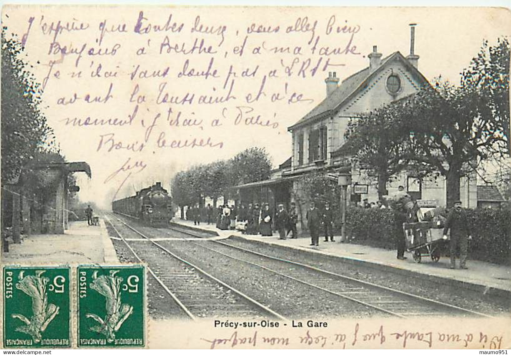 60 PRECY SUR OISE - La Gare - Précy-sur-Oise
