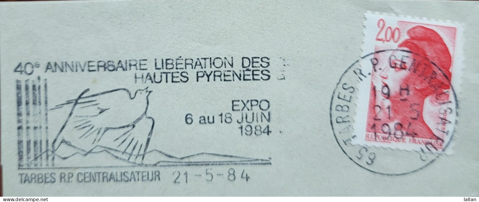 40th Anniversaire Liberation Des Hautes Pyrenees ,84, Condition As Per Scan LPS5 - Storia Postale