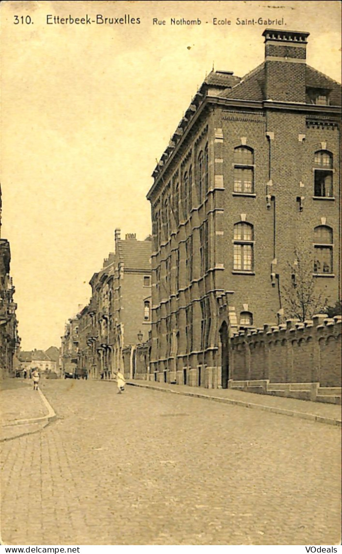 Belgique - Brussel - Bruxelles - Etterbeek - Rue Nothomb - Ecole Saint Gabriel - Etterbeek