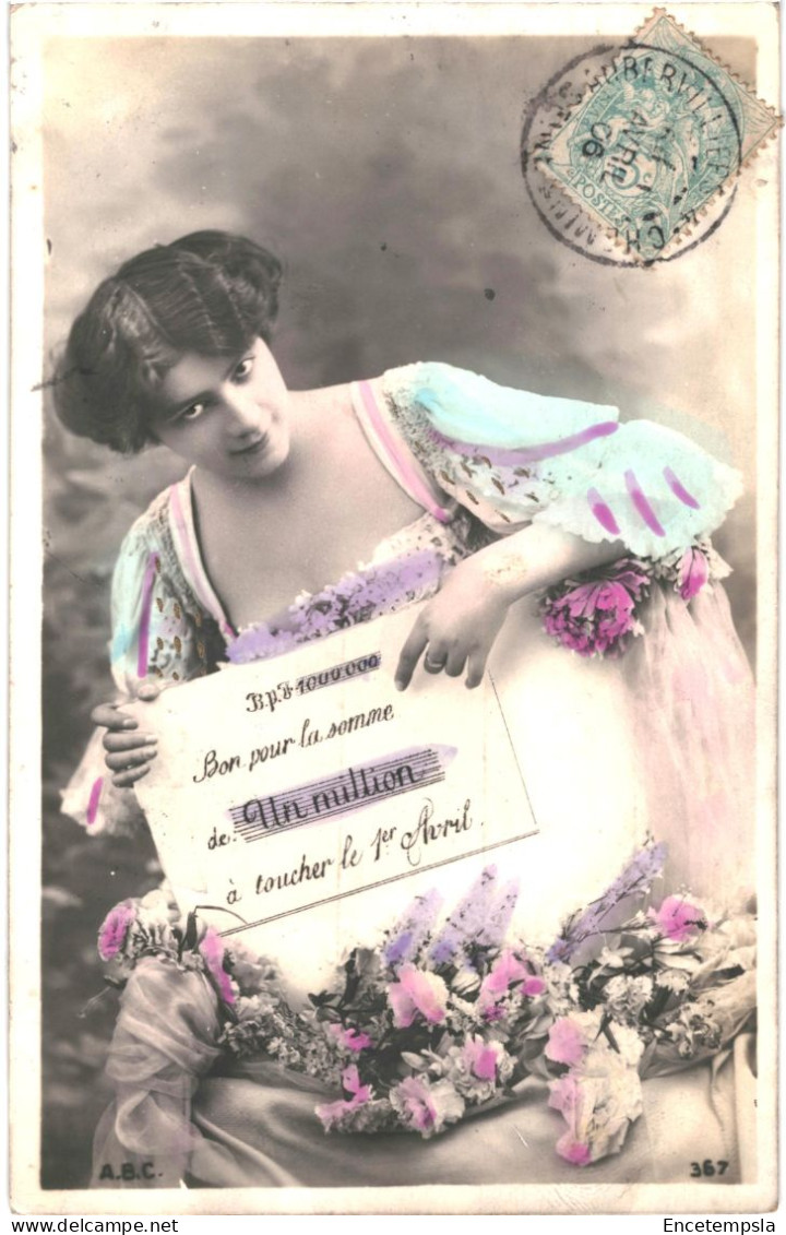 CPA Carte Postale France Bon Pour La Somme De 1 Million à Toucher Le 1er Avril 1906  VM79417 - 1er Avril - Poisson D'avril