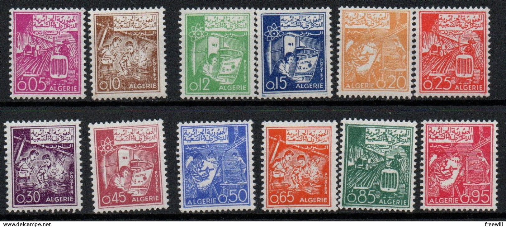 Algérie Timbres Divers 1964 - Algeria (1962-...)