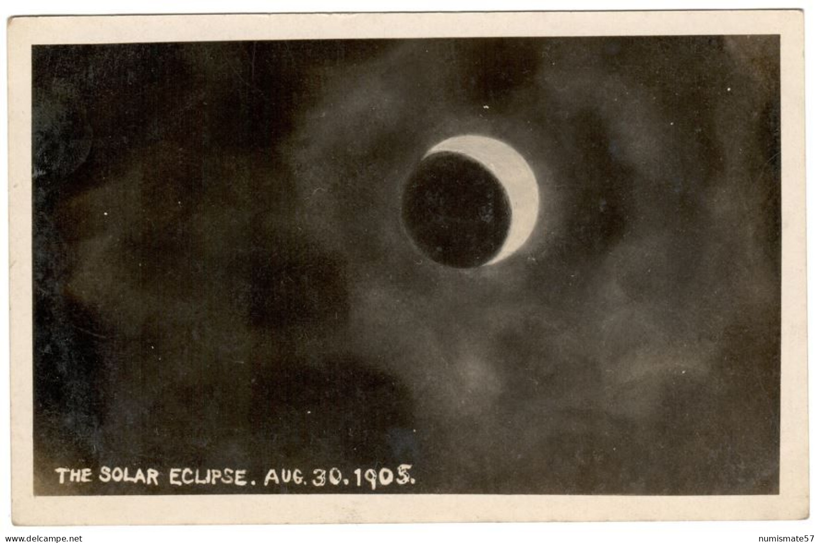 CPA The Solar Eclipse 30 August 1905 - ( Ecipse Solaire 30 Août 1905 ) - Astronomia