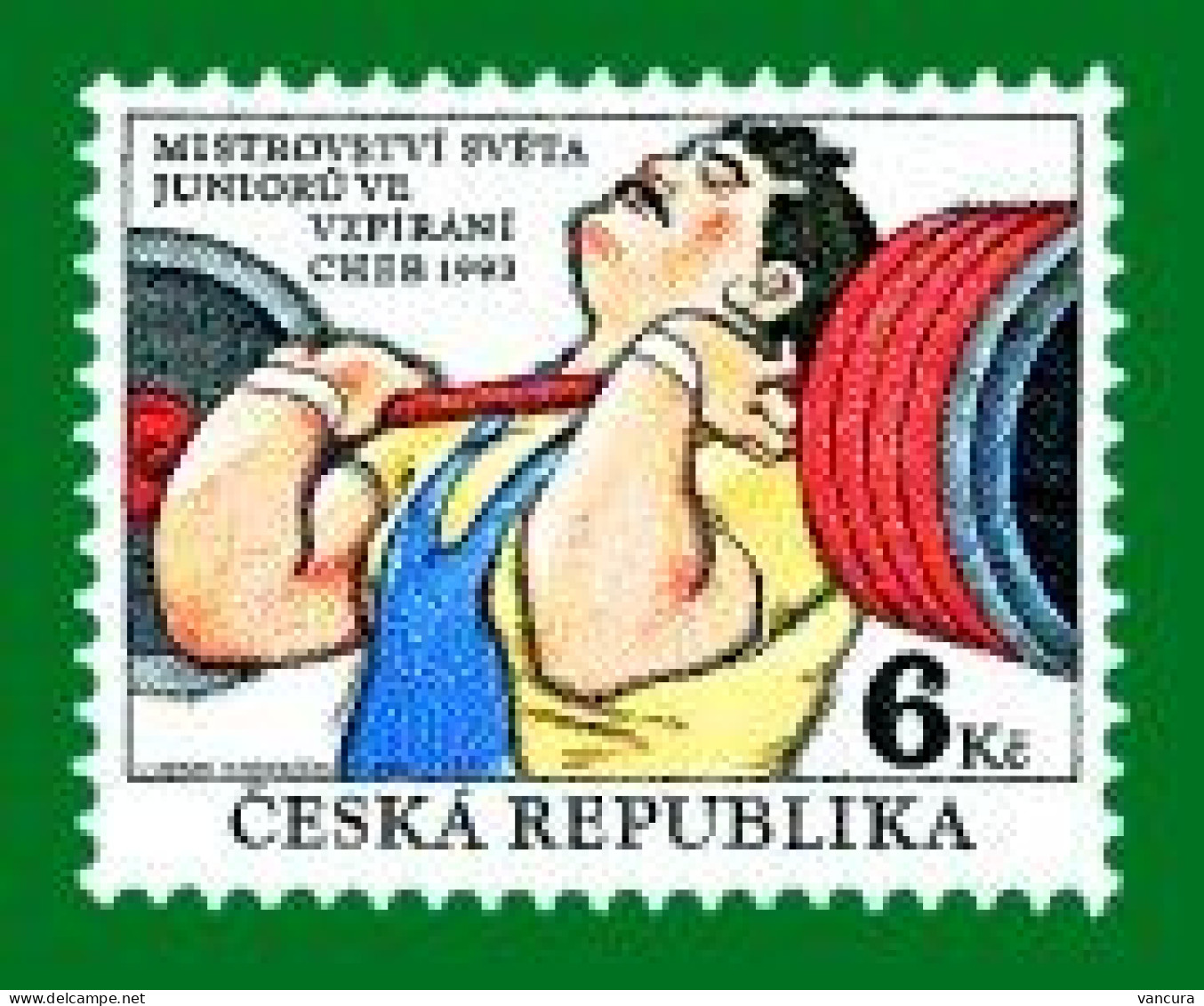 ** 8 Czech Republic Junior WCH In Weightlifting 1993 - Halterofilia