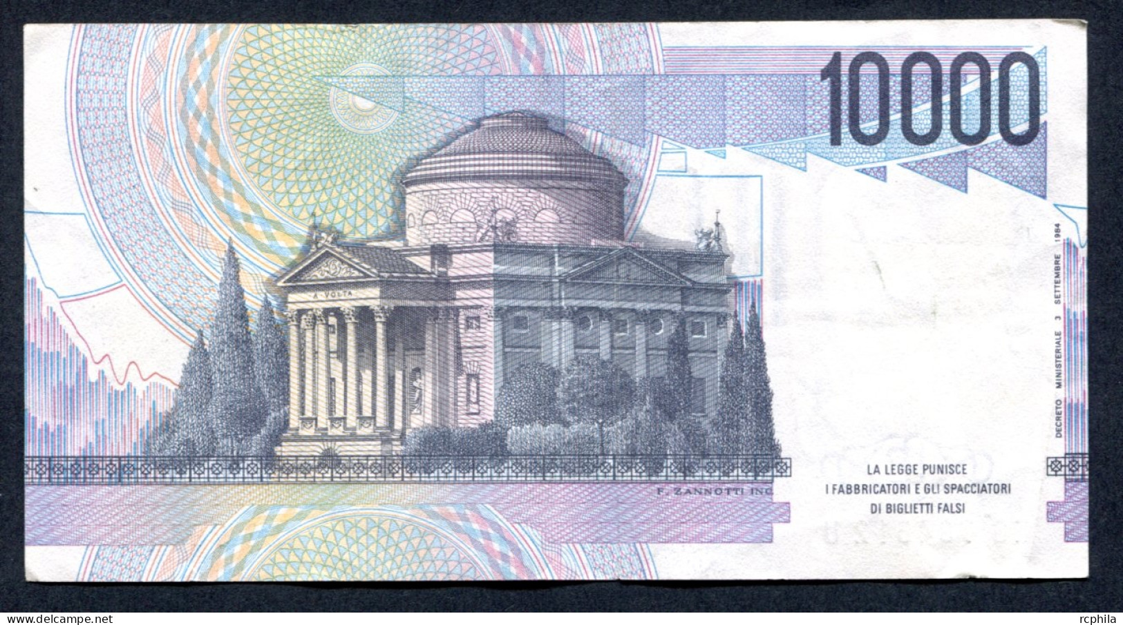 RC 27385 ITALIE BILLET DE 10000 LIRE - 10000 Liras