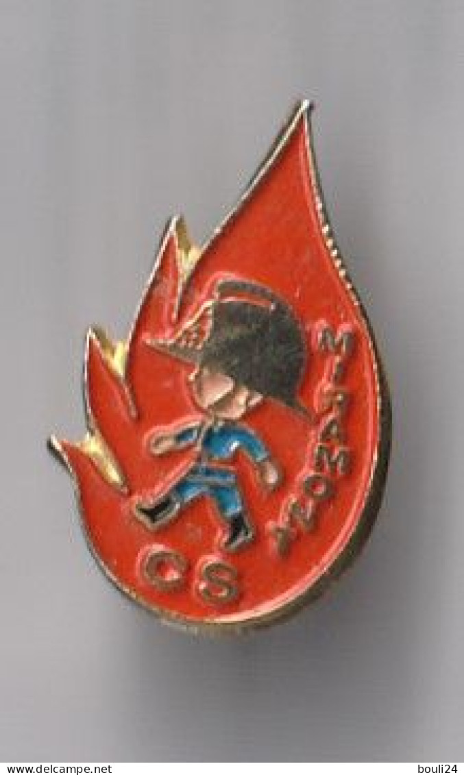 PIN'S THEME POMPIERS  CASERNE DE MIRAMONT  EN LOT ET GARONNE - Firemen