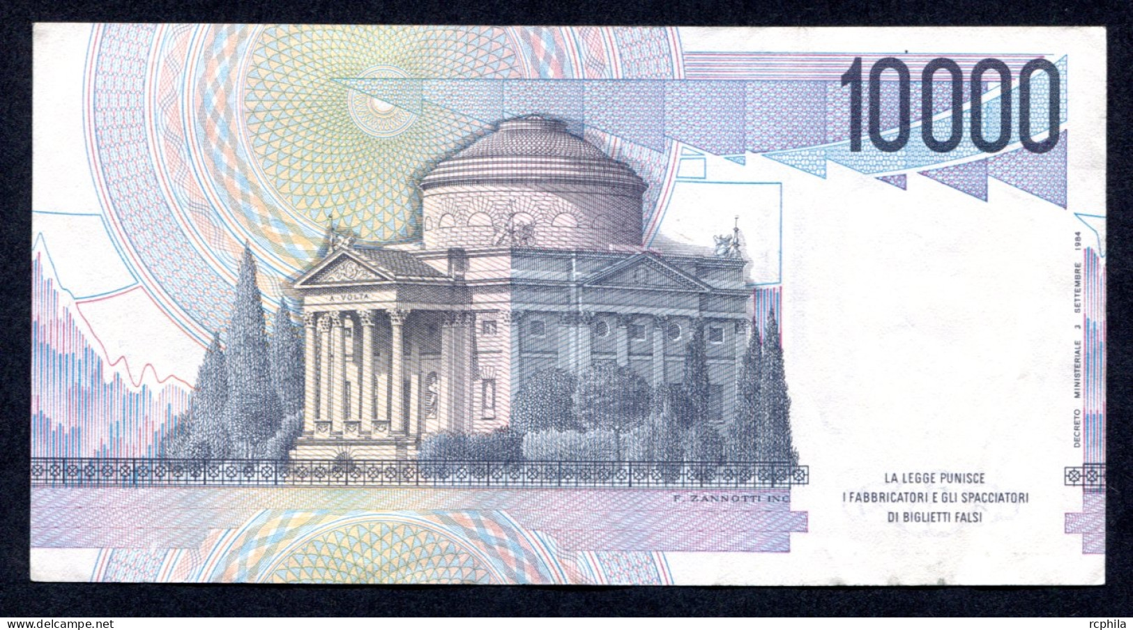 RC 27386 ITALIE BILLET DE 10000 LIRE - 10.000 Lire