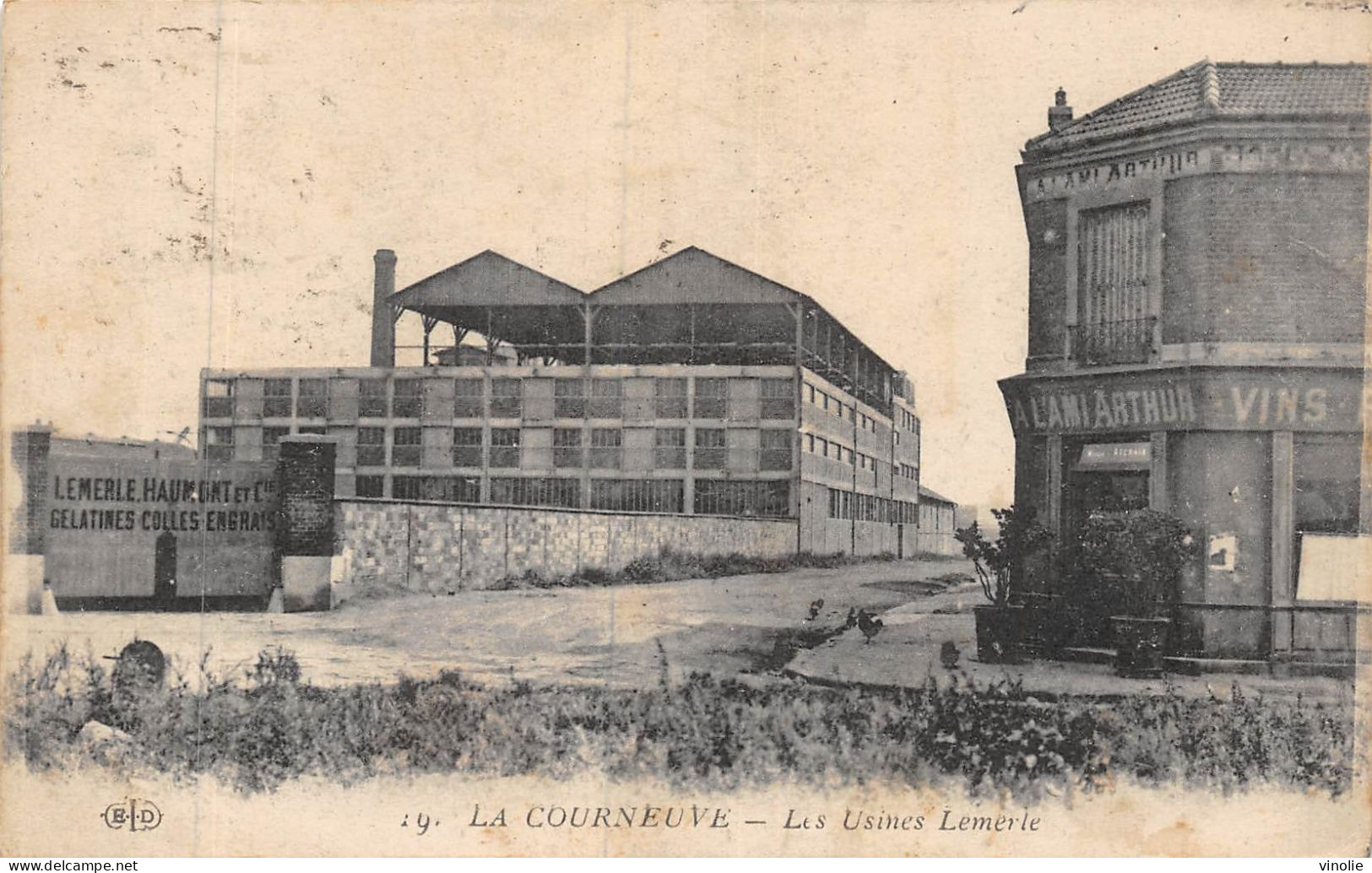 24-4141 : LA COURNEUVE. USINE LEMERLE - La Courneuve