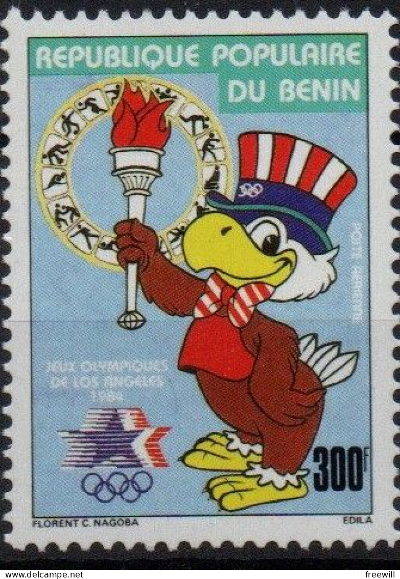 Bénin  Jeux Olympiques De Los Angeles 1984 - Benin - Dahomey (1960-...)