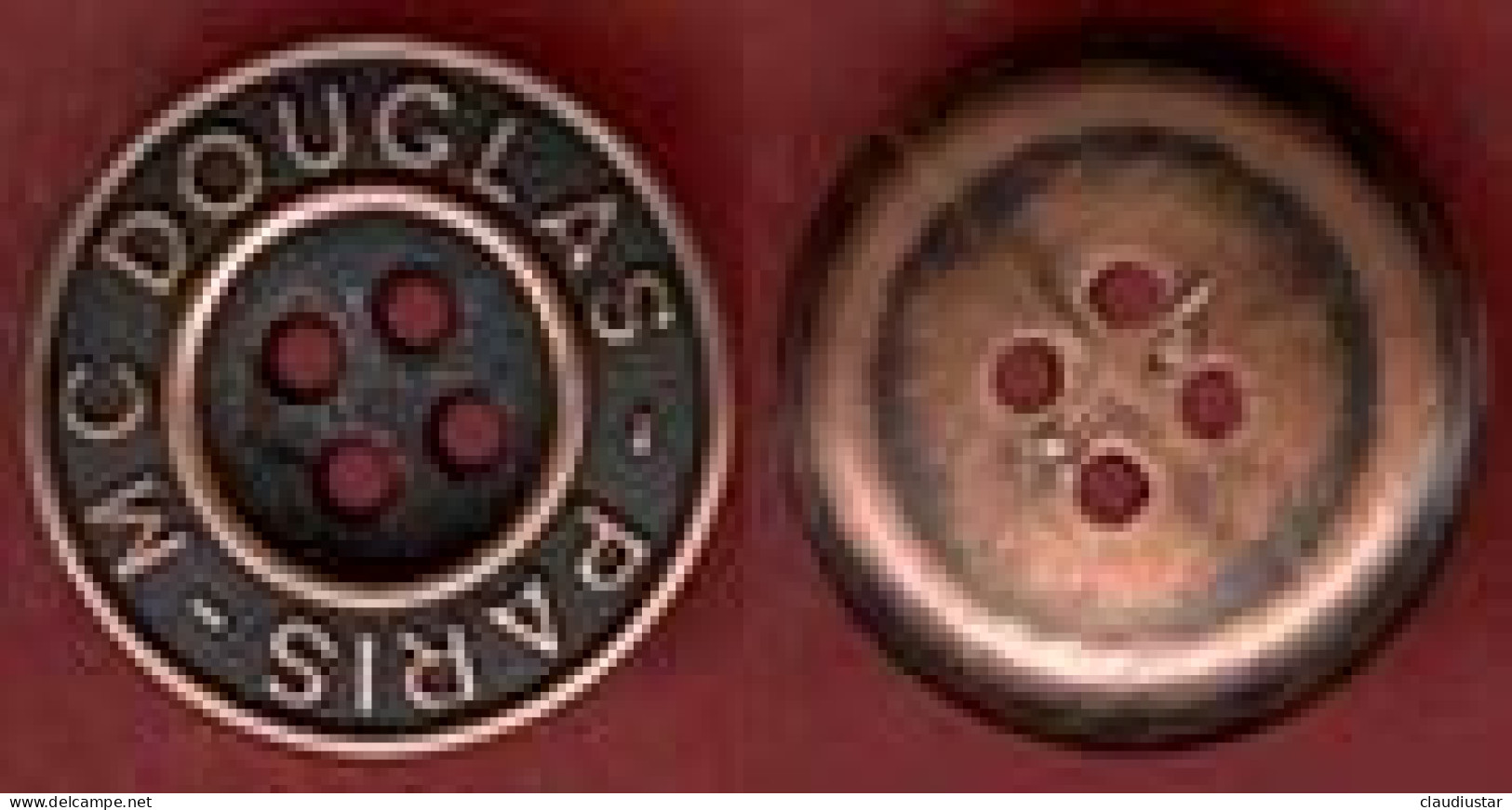 ** BOUTON  M. C. DOUGLAS  -  PARIS ** - Buttons