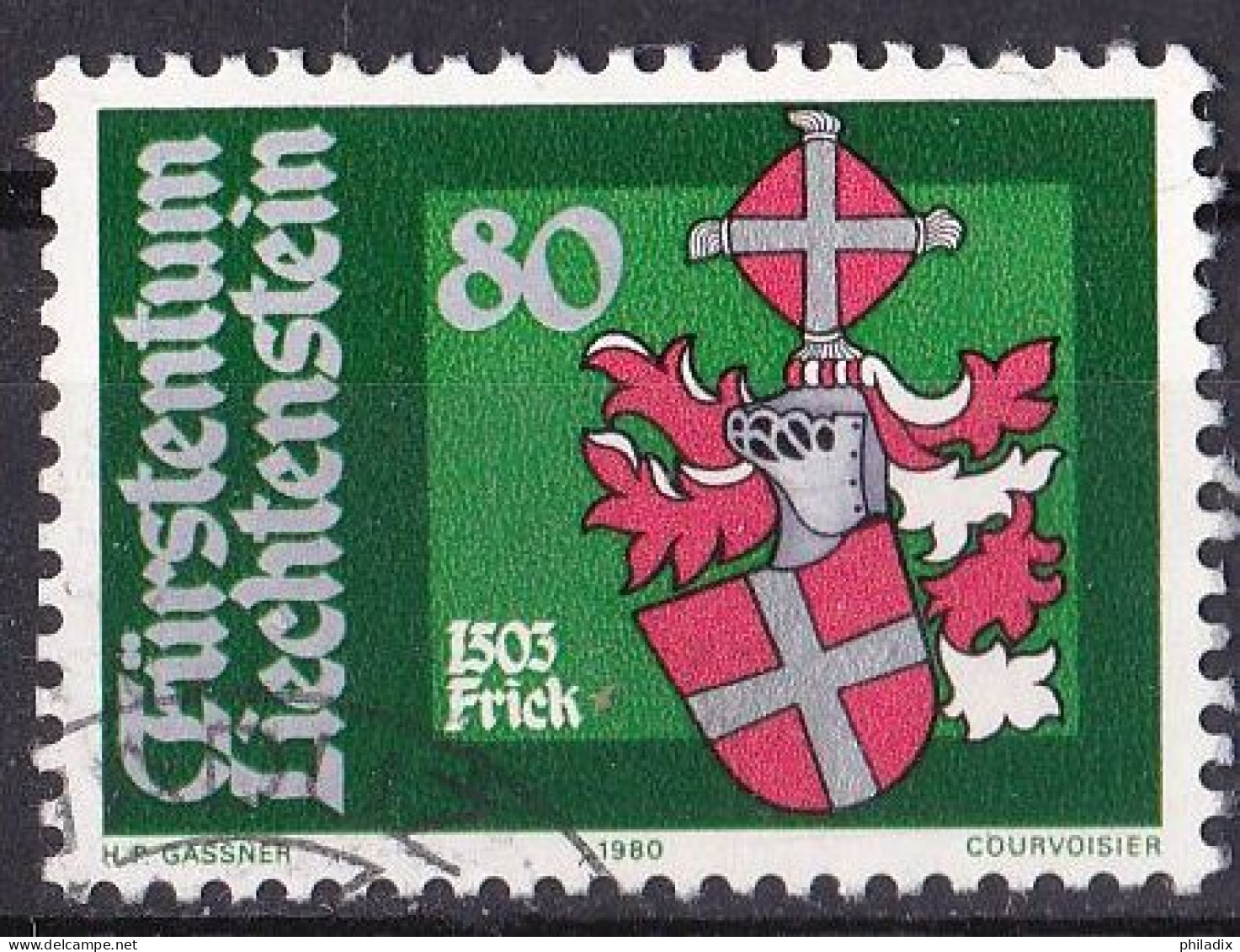 Liechtenstein Marke Von 1980 O/used (A5-4) - Gebruikt