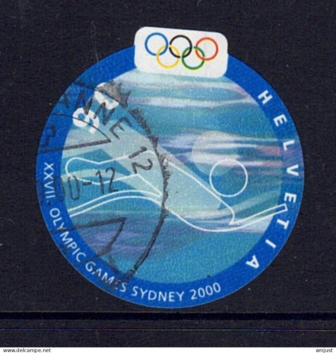 Suisse // Schweiz // Switzerland //  2000  // Jeux Olympiques Sydney 2000 Natation, No. 1010 - Used Stamps