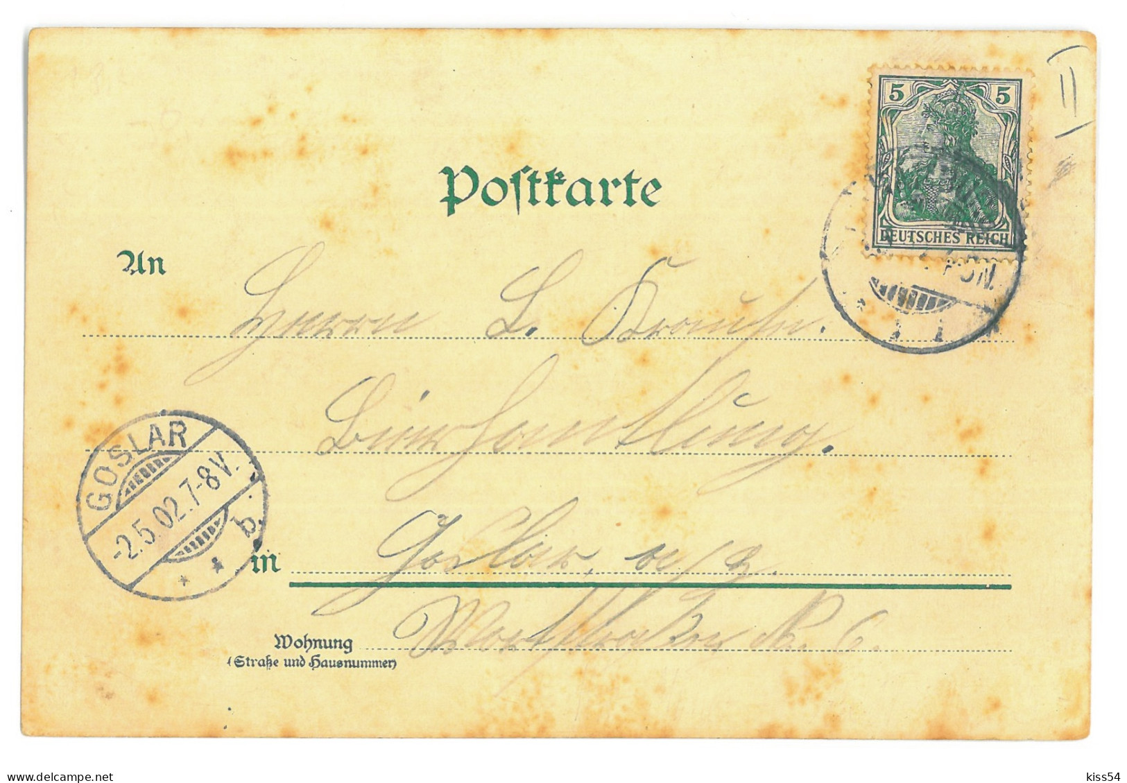 GER 02 - 16925 HAMBURG, Litho, Germany - Old Postcard - Used - 1902 - Harburg
