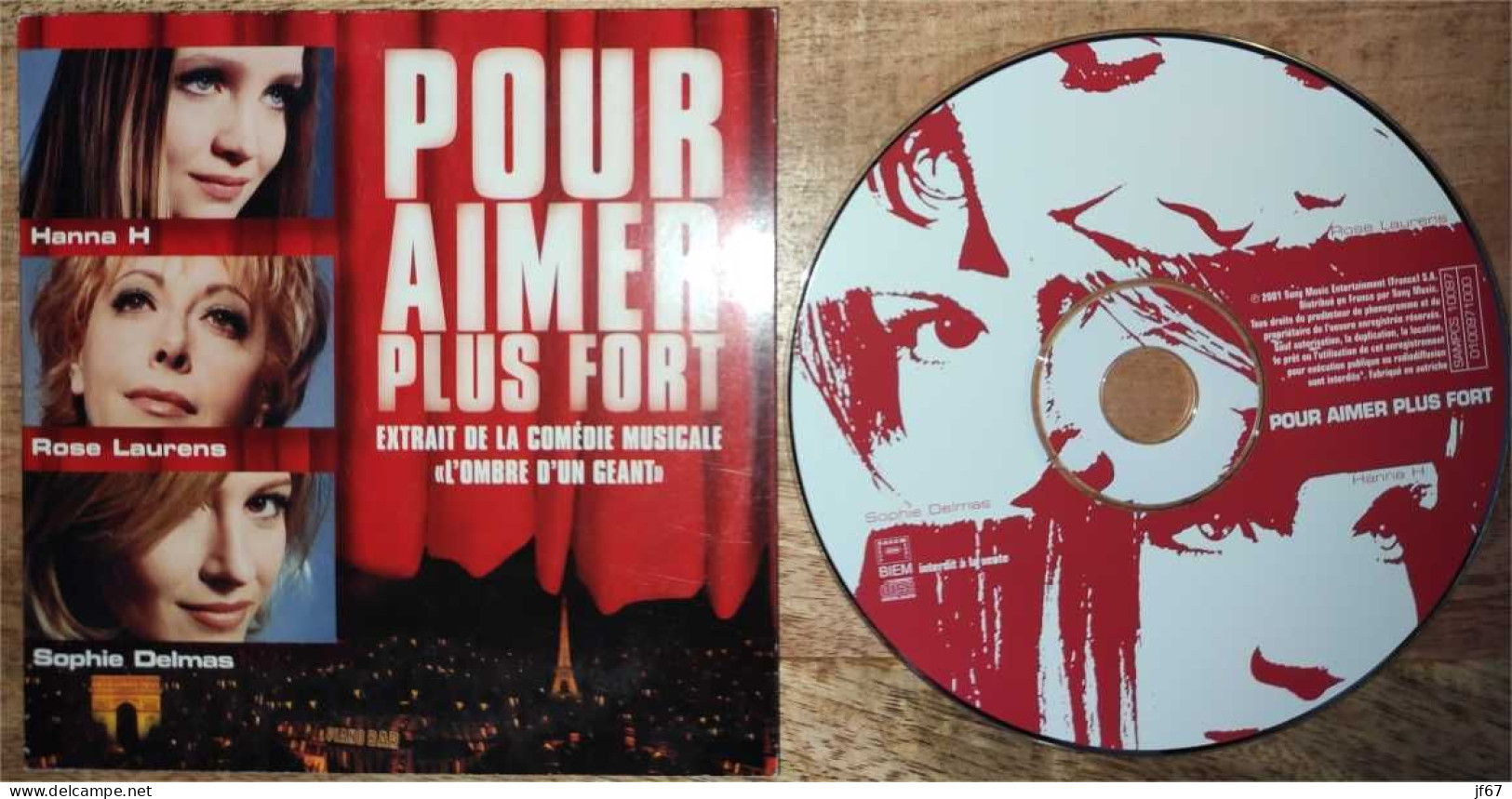 Pour Aimer Plus Fort - Hanna H / Rose Laurens / Sophie Delmas (CD Single) - Otros - Canción Francesa