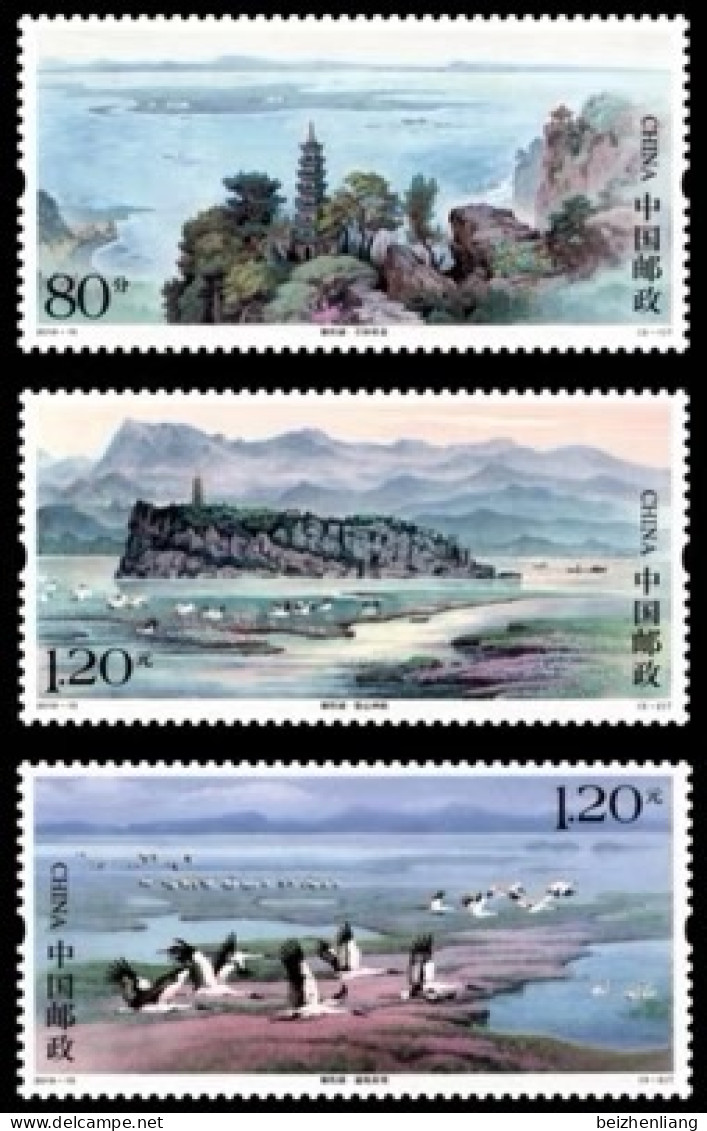 China MNH Stamps,2019-15 Poyang Lake,3v - Unused Stamps