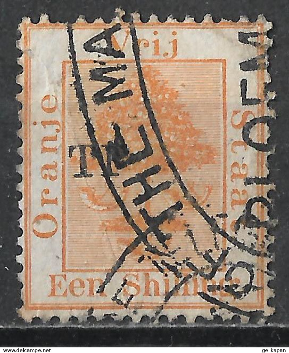 1888 Orange Free State Telegraph Used Stamp (SG # T8) CV £2.00 - Stato Libero Dell'Orange (1868-1909)