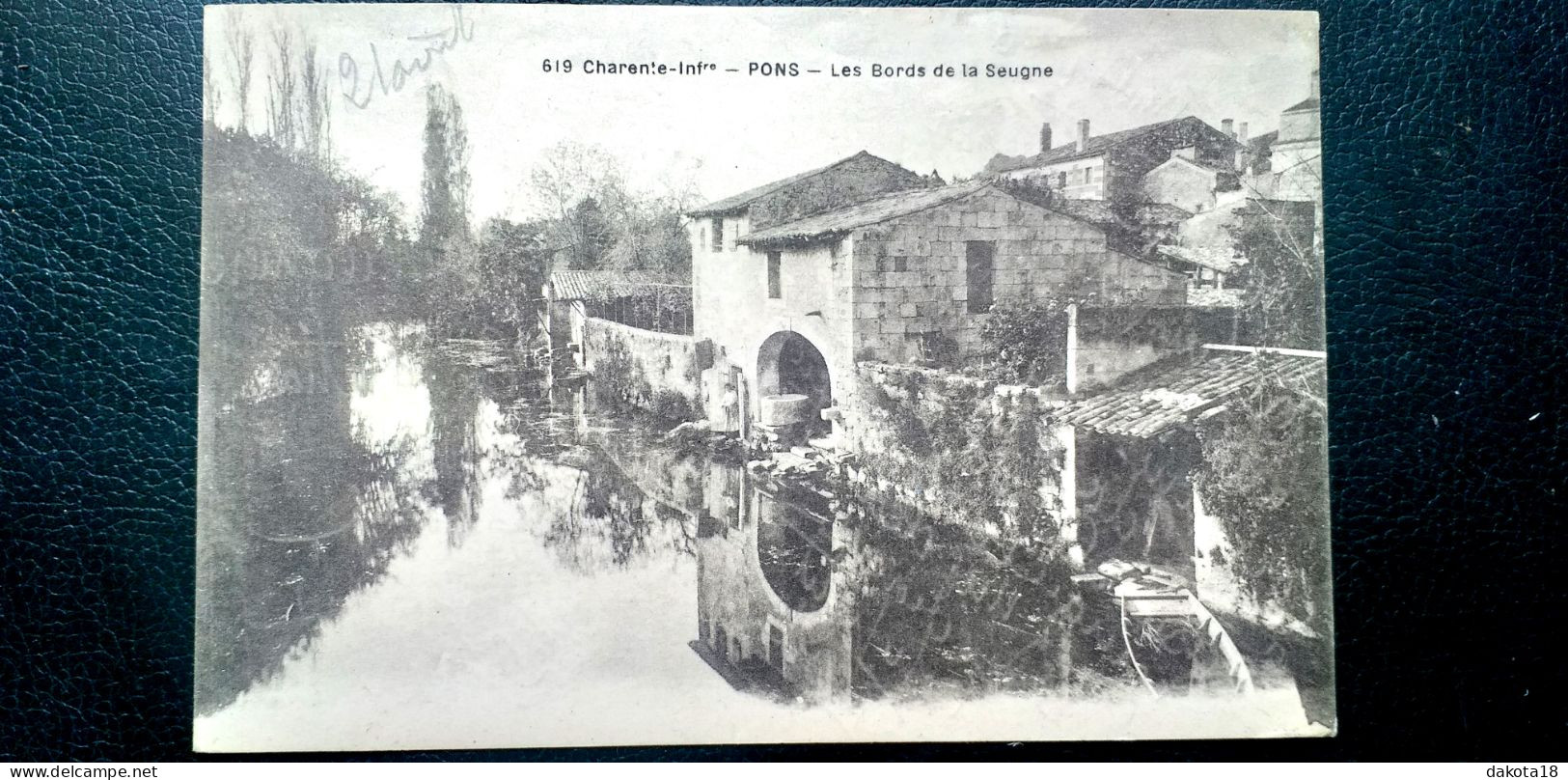 17 , Pons , Les Bords De La Seugne En 1910 - Pons