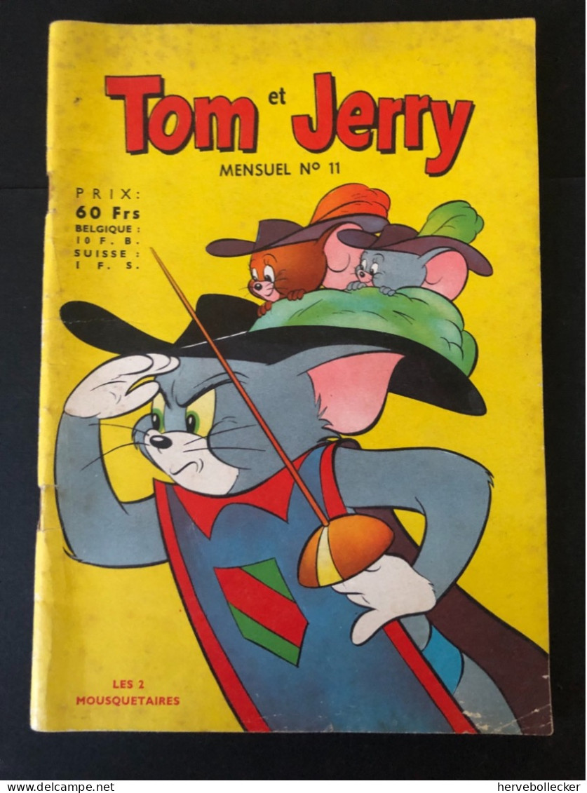 Tom Et Jerry - - Les 2 Mousquetaires - Sagédition - N° 11 - 1960 - Autres & Non Classés